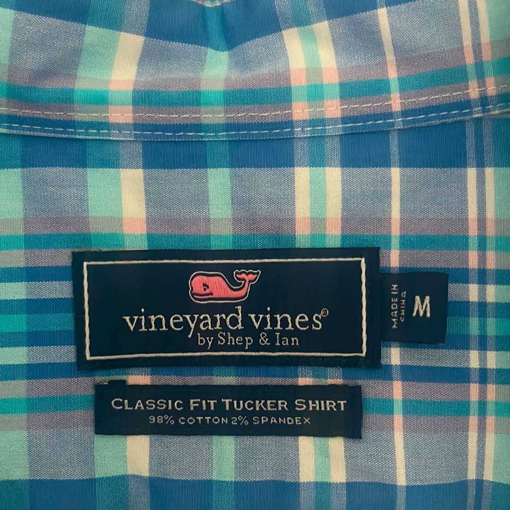 Men’s NWT Vineyard Vines Long Sleeve Button Down Shirt- Sz M Classic Fit
